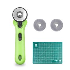 45mm Rotary Cutter For Fabric Cutter Roller with 1 Cutting Mat &amp; 2 Blades - 811