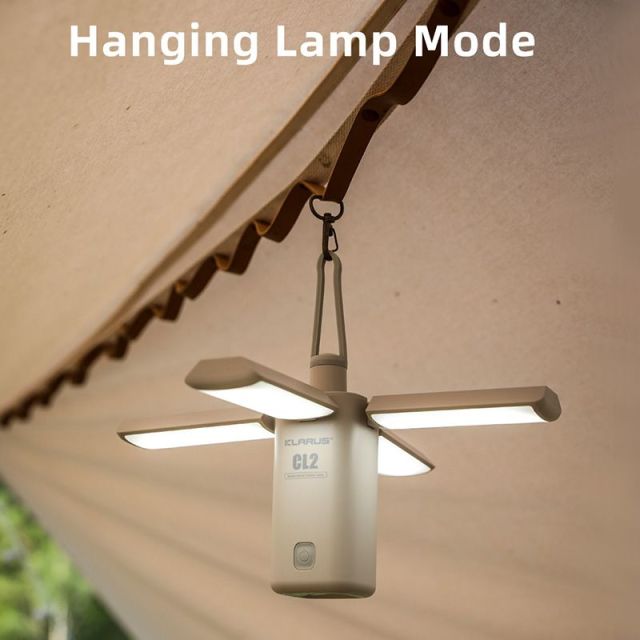 Klarus Folding Rechargeable Led Camping Lantern Lights Flashlight Torch-CL2 - 1 Pack