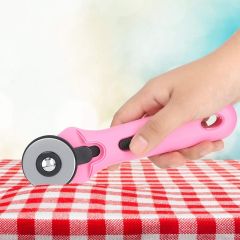 45mm Rotary Cutter For Fabric Cutter Roller with 1 Cutting Mat & 2 Blades - 811