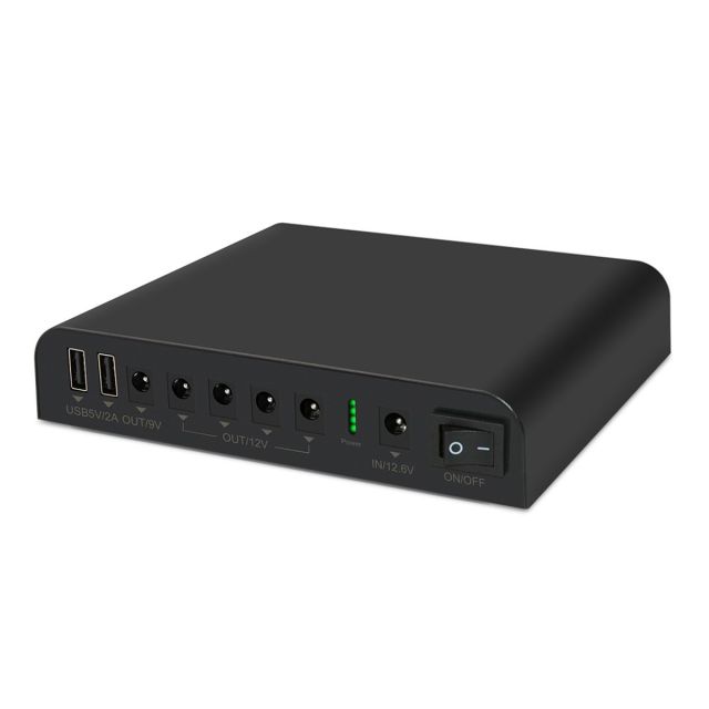 Uuname 5v/9v/12v Mini UPS For Wifi Routers Last Up To 24 Hours -38400mAH