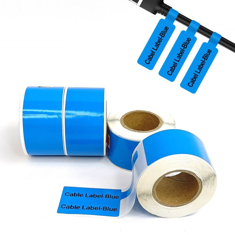 Marklife-P50 Printable Cable Labels Paper-25x78MM -100 Thermal Labels-056