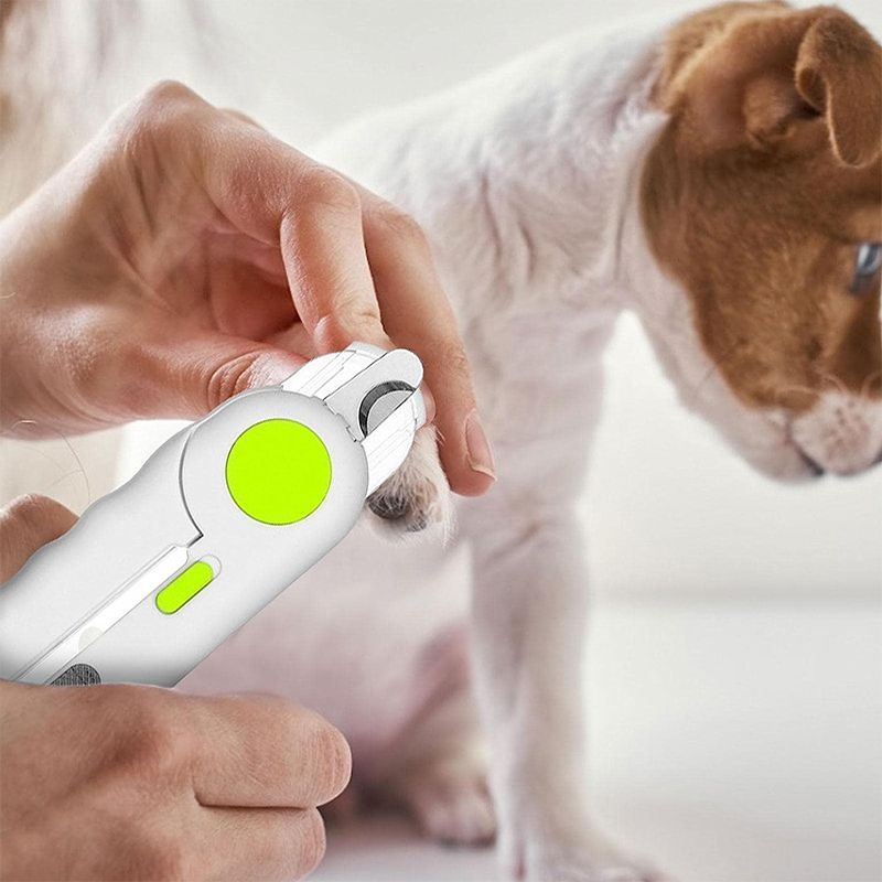 Pet Nail Clippers with LED Light Dog Nail Grinder Dog Cat Cutter-1