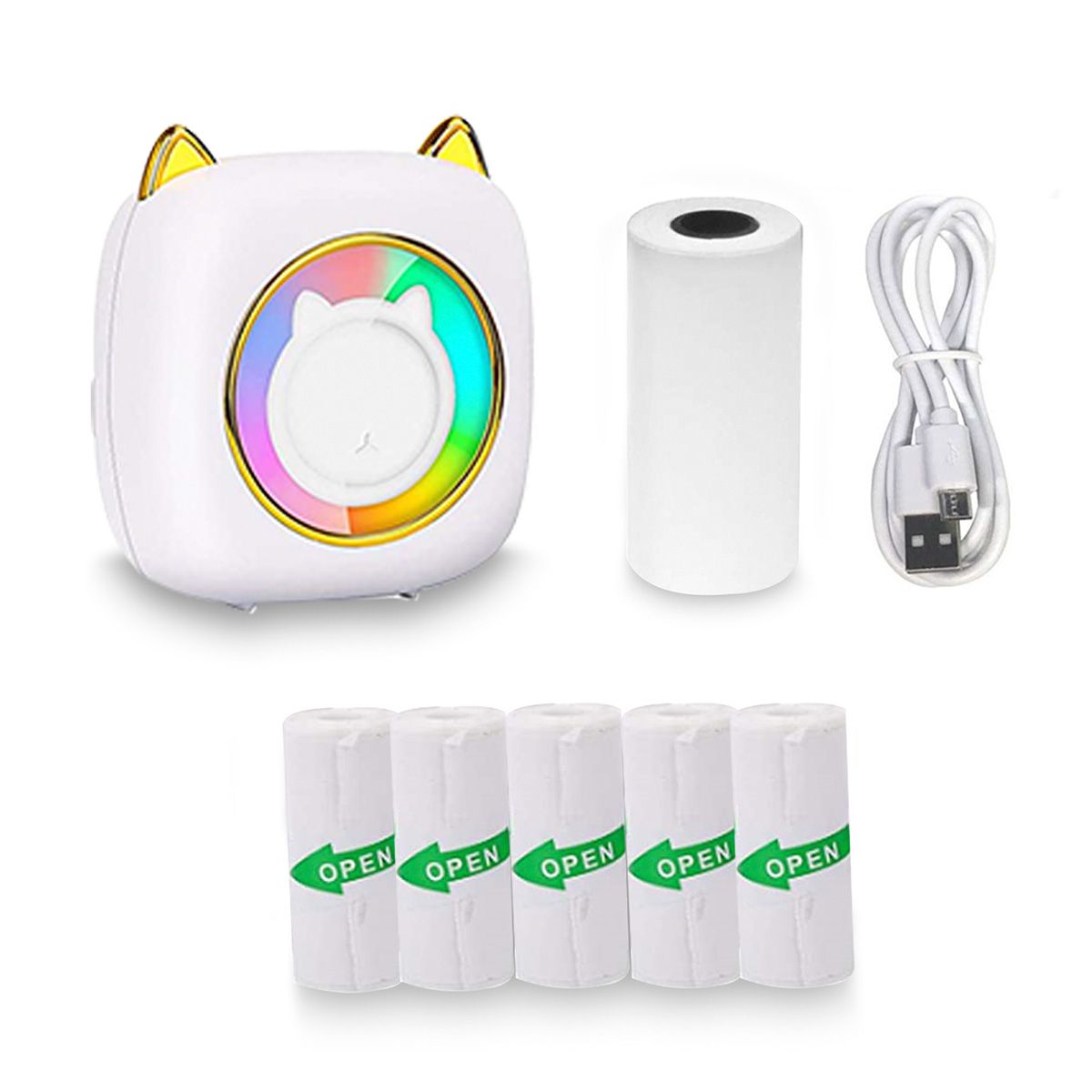 Uuname Portable BT Mini Pocket Thermal Printer C23S - Thermal