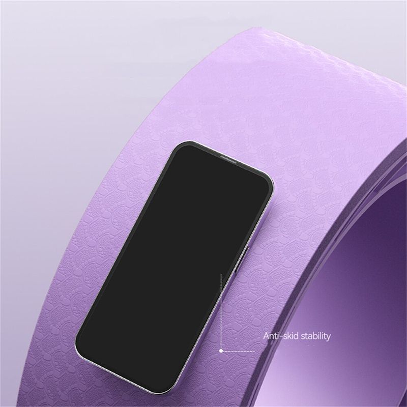 Double Layer Yoga Wheel Foam Roller & 1 Spiked Massage Ball 1 Yoga Ball-07