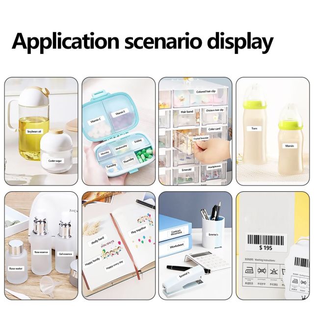 Marklife P50/P15/P12 White Thermal Labels Paper -12X22mm 260 Labels-079