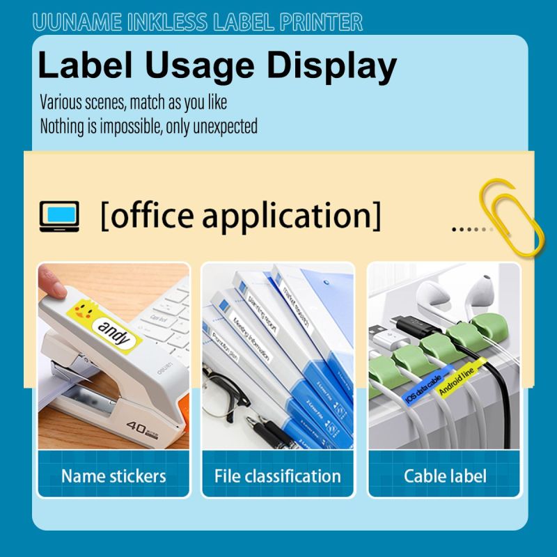 Marklife Mini Portable Sticker Thermal Bluetooth Barcode Label Printers-P15