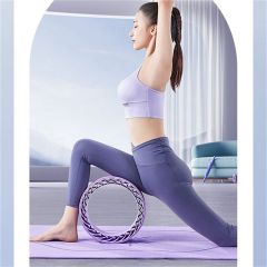 Double Layer Yoga Wheel Foam Roller & 1 Spiked Massage Ball 1 Yoga Ball-07