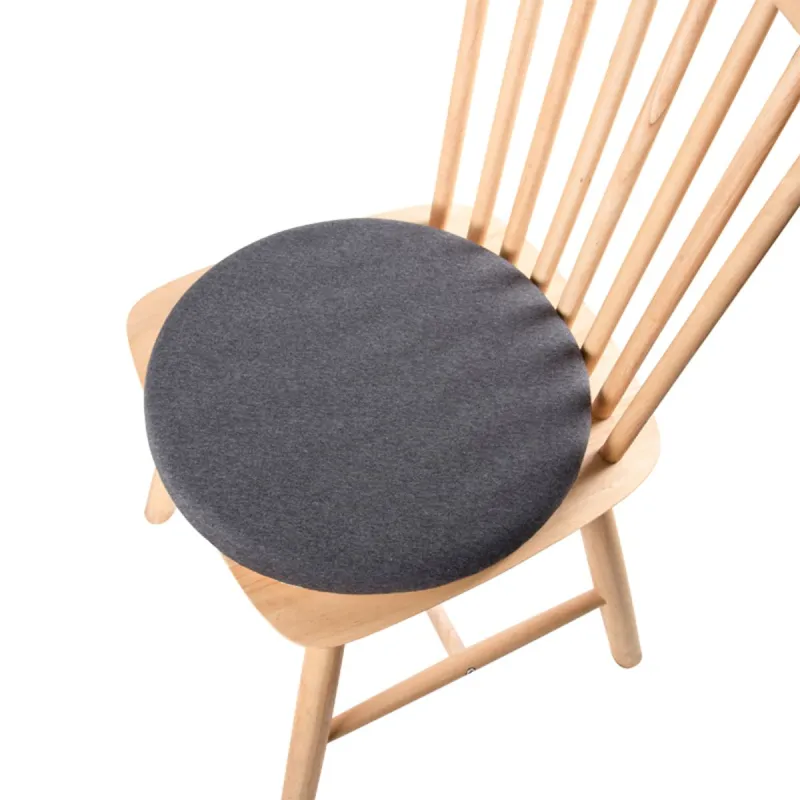 2 Pack Round Cushion Knitted Japanese Memory Foam Seat Chair Cushion-F34