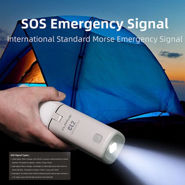 Klarus Folding Rechargeable Led Camping Lantern Lights Flashlight Torch-CL2 - 1 Pack