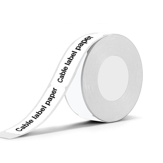 Marklife-P50/P15/P12 Printable Cable Labels Paper-12.5X109MM -65 Labels-118