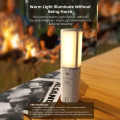 Klarus Folding Rechargeable Led Camping Lantern Lights Flashlight Torch-CL2 - 1 Pack