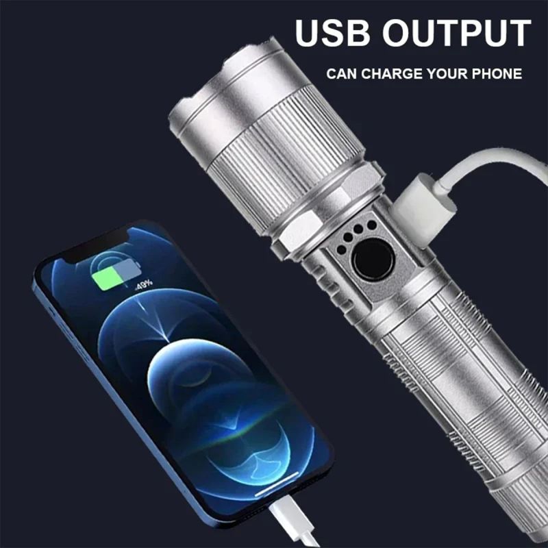 Uuname 3000 Lumens Led Torch Rechargeable Flashlight 5 Mode Super Bright-70