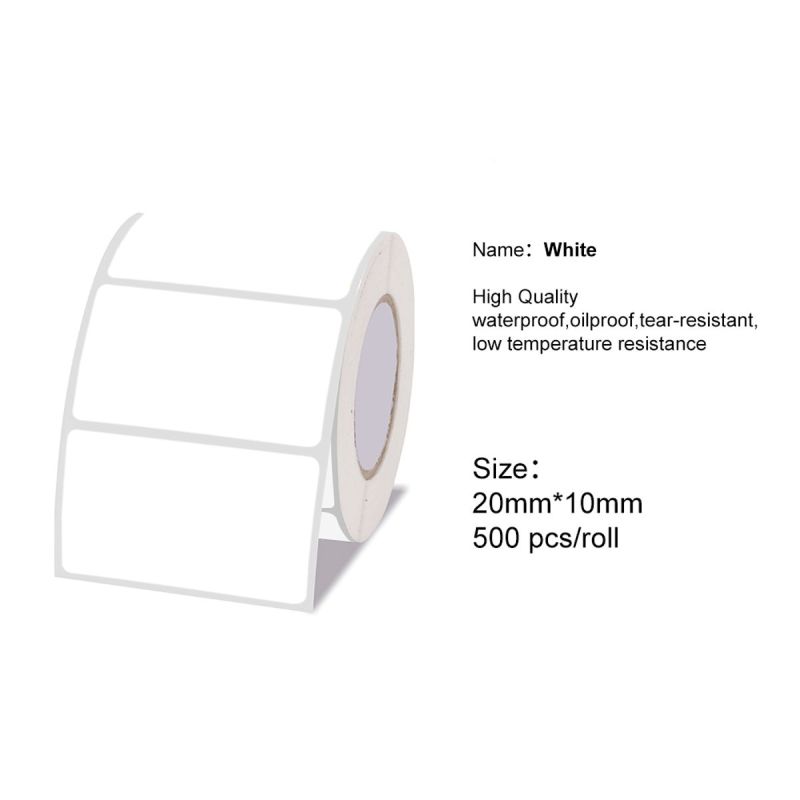 Marklife P50 White Thermal Stickers Labels Paper -20x10mm 500 Labels-012