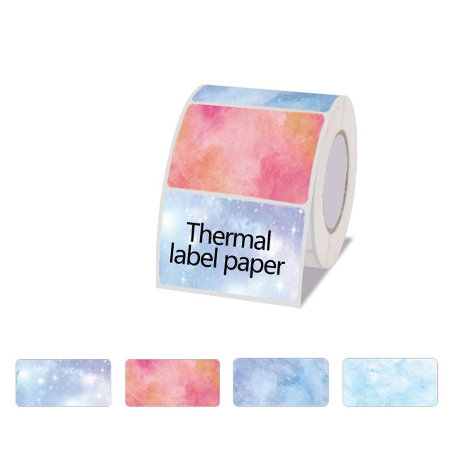 Marklife P50 Colorful Stickers Label Printer Paper 40x20mm-310 Labels-028