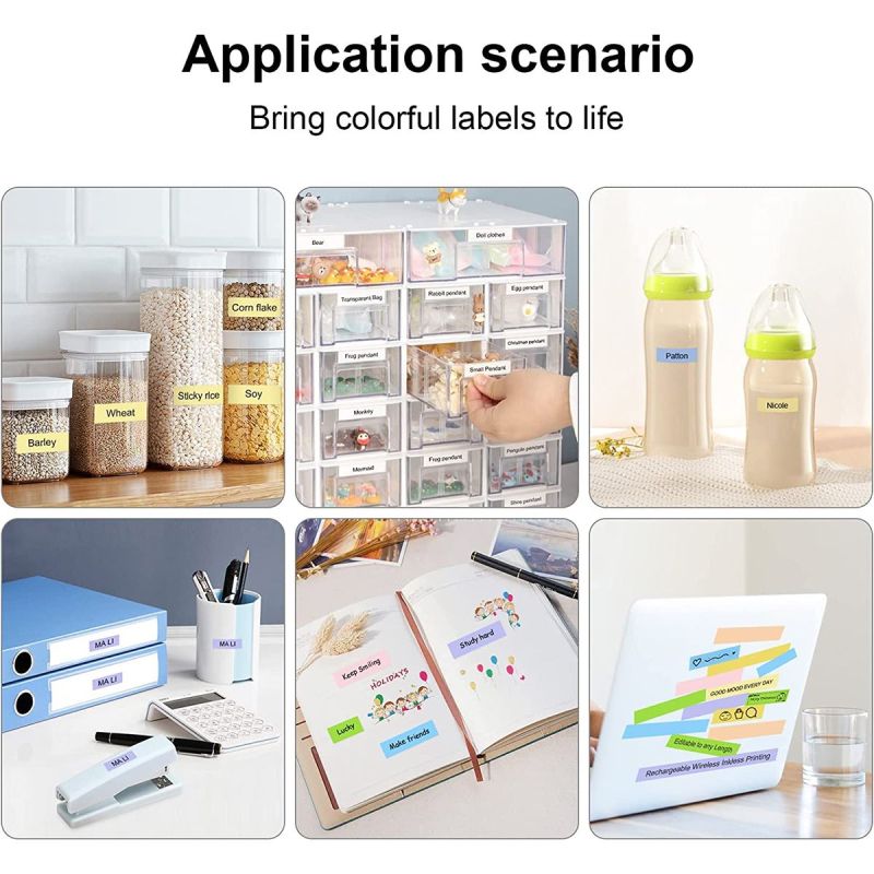 Marklife Mini Portable Sticker Thermal Bluetooth Barcode Label Printer-P12