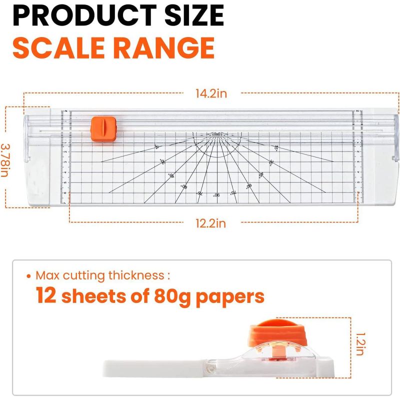 A4 Paper Trimmer &amp; 1 Knife Pen 1 Double Head Pen 1 Blade 1 Cutting Mat-810