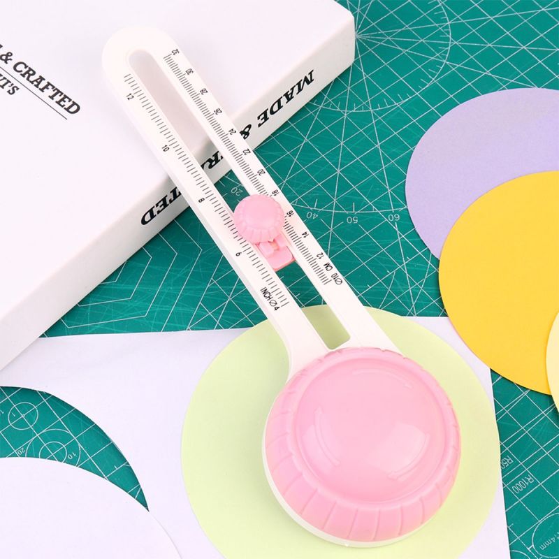 Uuname Paper Circle Cutter &1 Knife Pen 1 Double Head Pen 3 Blade 1 Mat-818