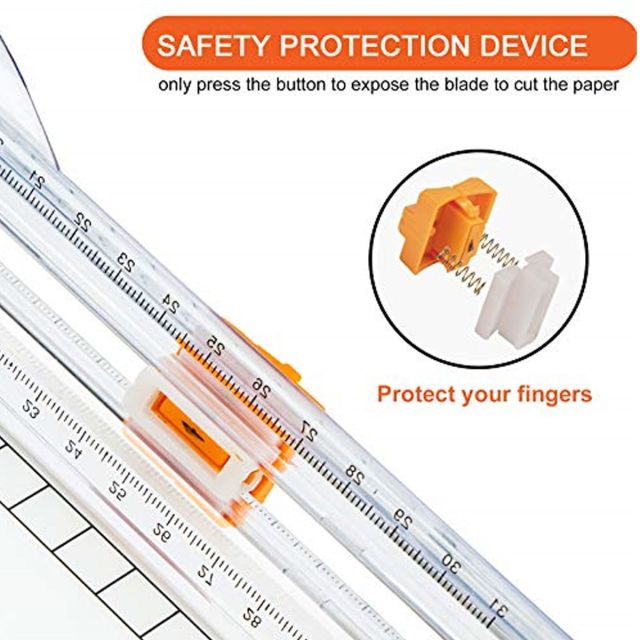 2 Pack Paper Cutter Replacement Blade with Automatic Security Safeguard-902