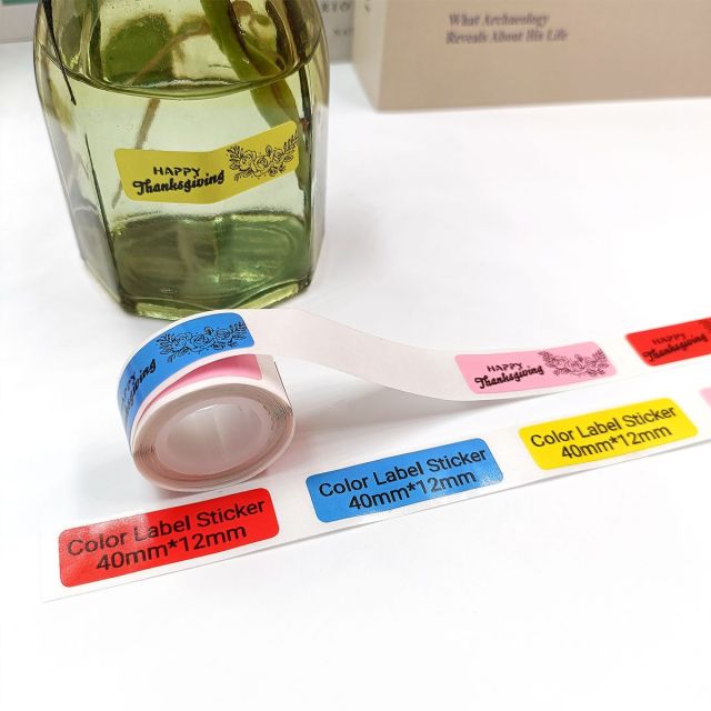 Marklife P50/P15/P12 Colorful Thermal Labels Paper -12X40mm 150 Labels-092