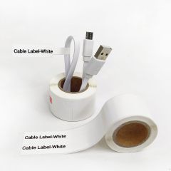 Marklife-P50 Printable Cable Labels Paper-25x78MM -100 Thermal Labels-056