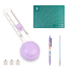 Uuname Paper Circle Cutter &1 Knife Pen 1 Double Head Pen 3 Blade 1 Mat-818