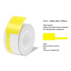 Marklife-P50 Printable Cable Labels Paper-25x78MM -100 Thermal Labels-056