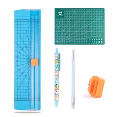 A4 Paper Trimmer &amp; 1 Knife Pen 1 Double Head Pen 1 Blade 1 Cutting Mat-810