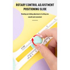 Uuname Paper Circle Cutter &1 Knife Pen 1 Double Head Pen 3 Blade 1 Mat-818