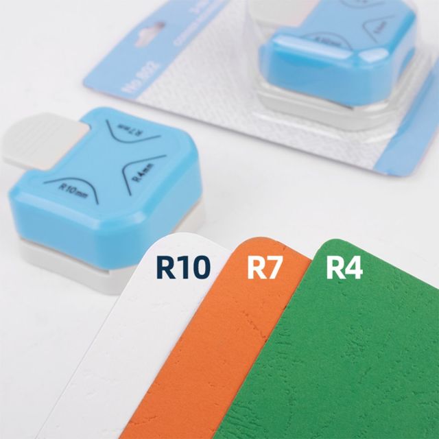 3 in 1 R4/R7/R10mm Corner Rounder Punch Corner Trimmer Cutter For Diy-802