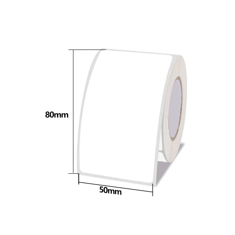 P50 White Thermal Barcode Stickers Labels Paper -50X80mm 95 Labels-024