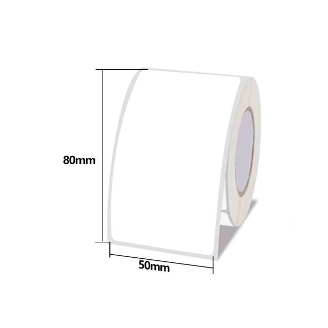 P50 White Thermal Barcode Stickers Labels Paper -50X80mm 95 Labels-024