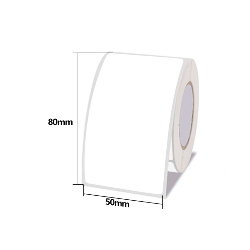 P50 White Thermal Barcode Stickers Labels Paper -50X80mm 95 Labels-024