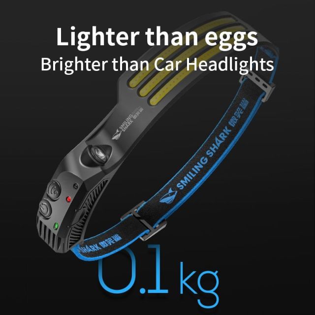 White&Red&Yellow 3 Led Wick Motion Sensor Rechargeable Headlamps Led-0123C