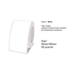 P50 White Thermal Barcode Stickers Labels Paper -50X80mm 95 Labels-024