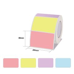 Marklife P50 Colorful Thermal Labels Printer Paper -50x30mm 220 Labels-036