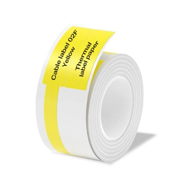 Marklife-P50 Printable Cable Labels Paper-25x78MM -100 Thermal Labels-056