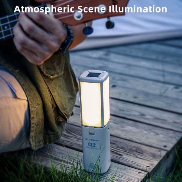 Klarus Folding Rechargeable Led Camping Lantern Lights Flashlight Torch-CL2 - 1 Pack