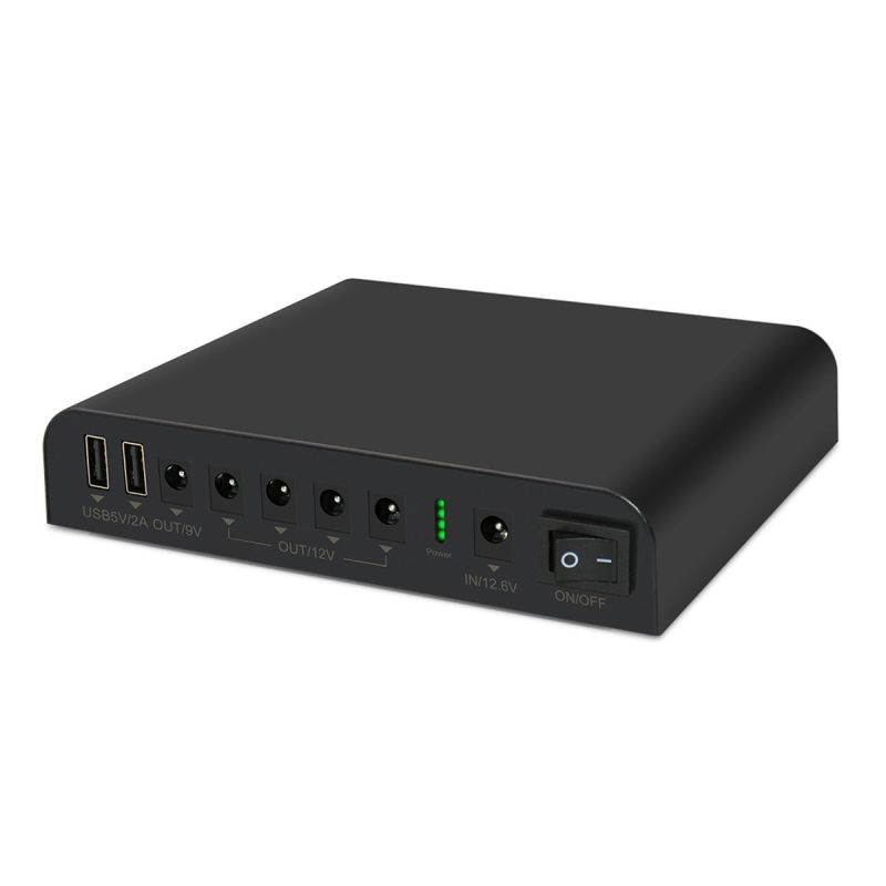 Uuname 5v/9v/12v Mini UPS For Wifi Routers Last Up To 16 Hours-24000mAH