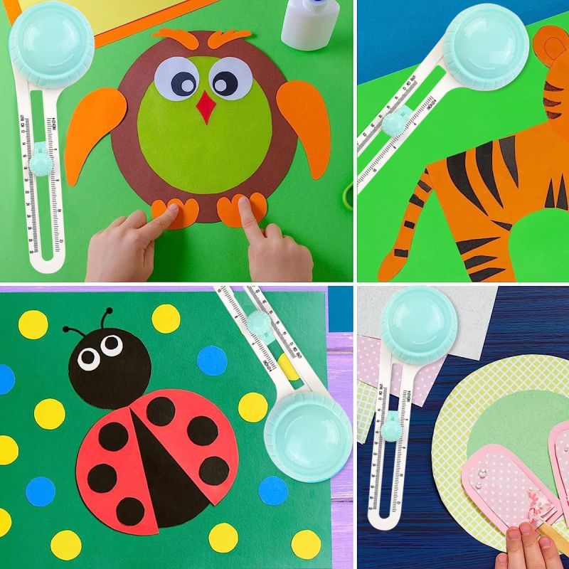 Uuname Paper Circle Cutter &1 Knife Pen 1 Double Head Pen 3 Blade 1 Mat-818