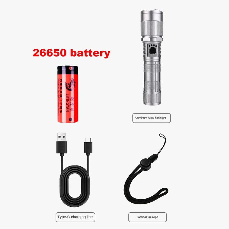 Uuname 3000 Lumens Led Torch Rechargeable Flashlight 5 Mode Super Bright-70