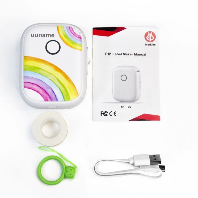 Marklife Mini Portable Sticker Thermal Bluetooth Barcode Label Printer-P12