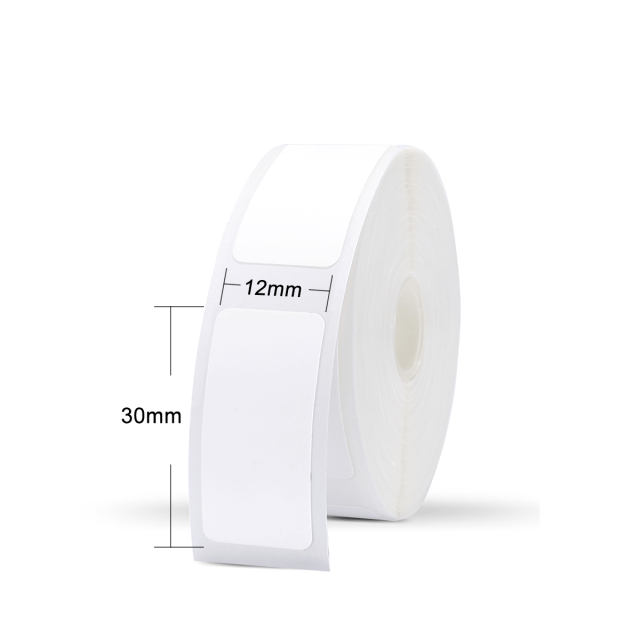 Marklife P50/P15/P12 White Thermal Labels Paper -12X30mm 200 Labels-080