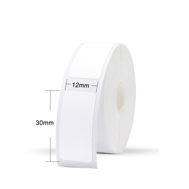 Marklife P50/P15/P12 White Thermal Labels Paper -12X30mm 200 Labels-080