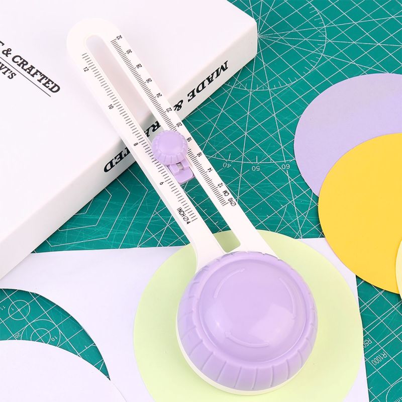 Uuname Paper Circle Cutter &1 Knife Pen 1 Double Head Pen 3 Blade 1 Mat-818