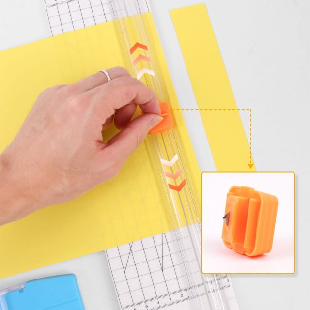 A4 Paper Trimmer &amp; 1 Knife Pen 1 Double Head Pen 1 Blade 1 Cutting Mat-810