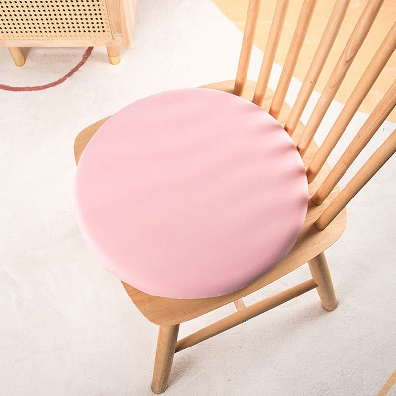 2 Pack Round Cushion Knitted Japanese Memory Foam Seat Chair Cushion-F34