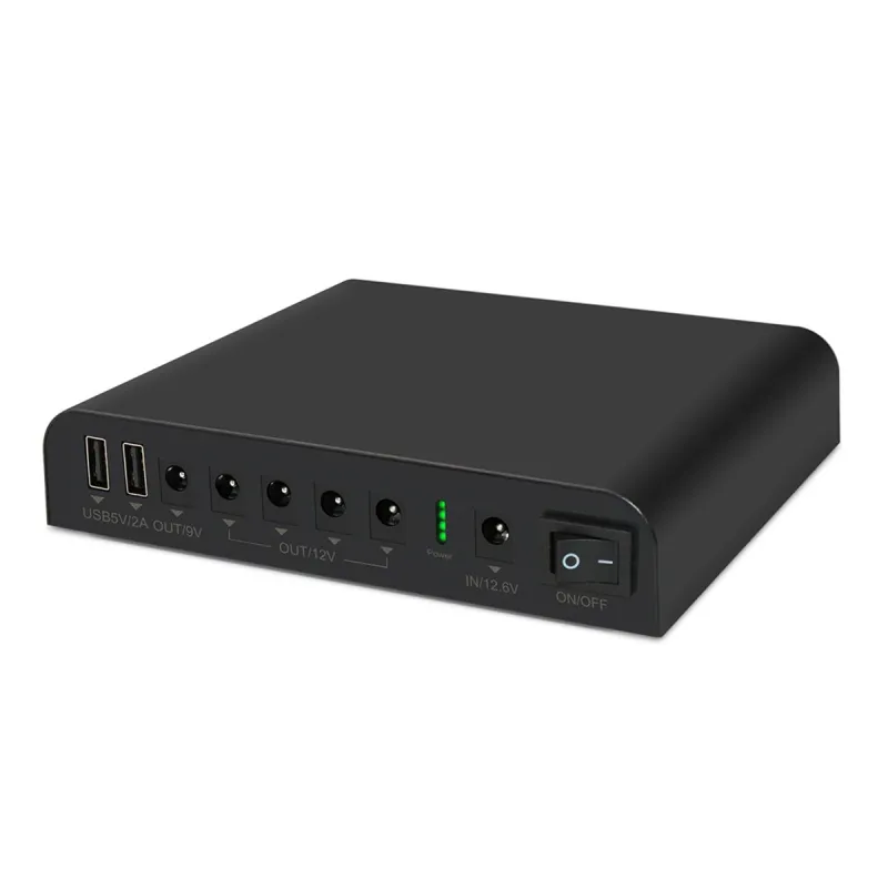 Uuname 5v/9v/12v Mini UPS For Wifi Routers Last Up To 20 Hours -31200mAH