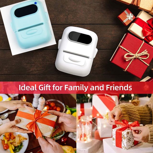 Mini Portable Sticker Thermal Printer Bluetooth Barcode Label Printers-P50