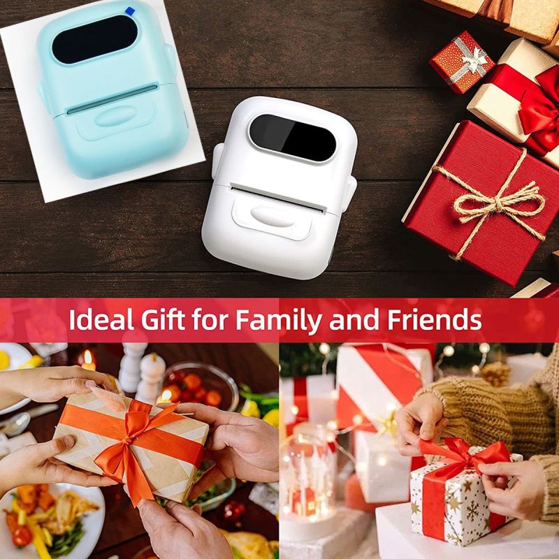 Mini Portable Sticker Thermal Printer Bluetooth Barcode Label Printers-P50