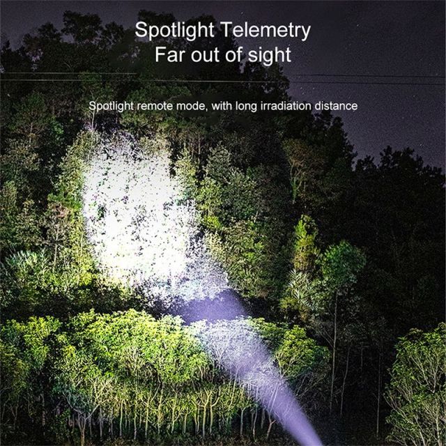 4-Core Usb Rechargeable Flashlight Led Torch Super Bright COB LedTorch-1005